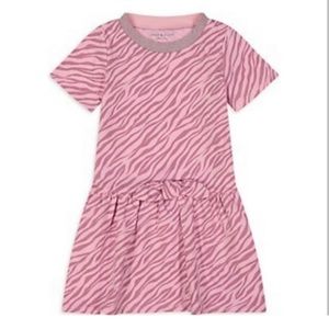 Pink and gold dress girls size